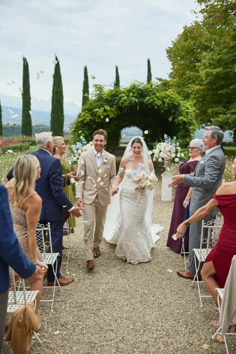 intimate tuscan celebration gabrielle nick