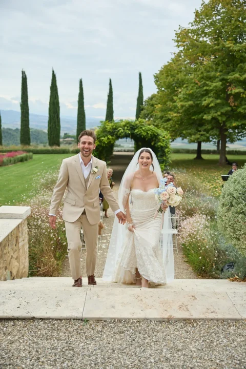 intimate tuscan celebration gabrielle nick