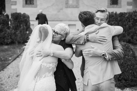 intimate tuscan celebration gabrielle nick