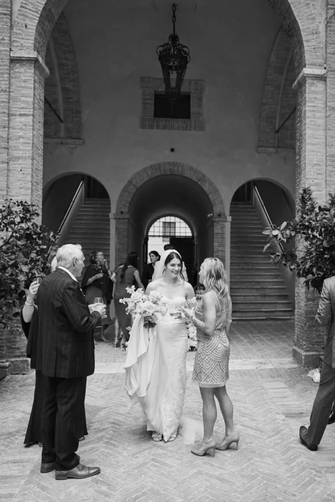 intimate tuscan celebration gabrielle nick