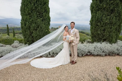 intimate tuscan celebration gabrielle nick