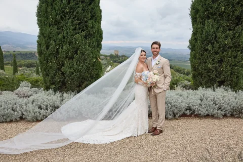 intimate tuscan celebration gabrielle nick