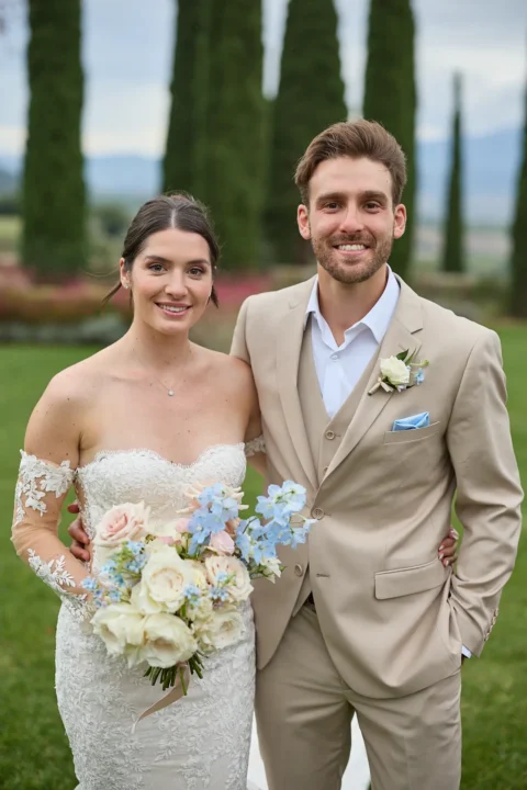 intimate tuscan celebration gabrielle nick