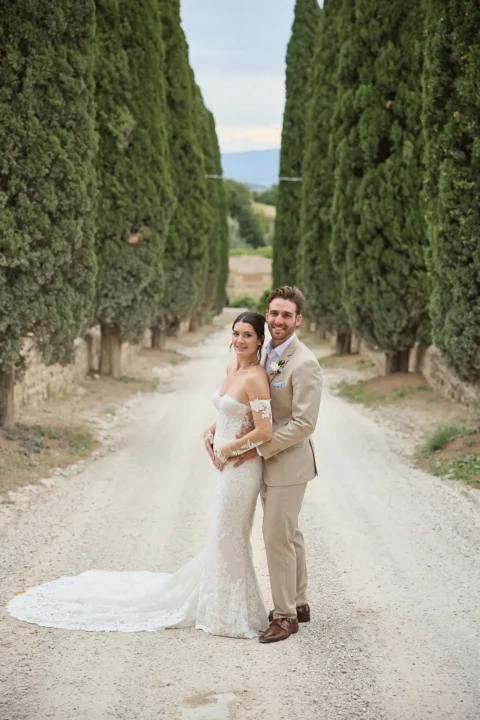 intimate tuscan celebration gabrielle nick