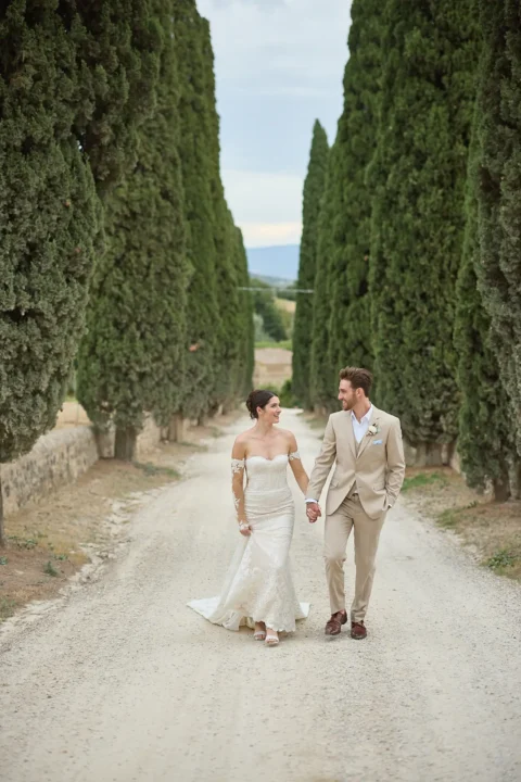 intimate tuscan celebration gabrielle nick