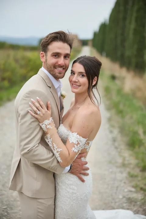 intimate tuscan celebration gabrielle nick