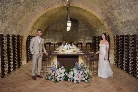 intimate tuscan celebration gabrielle nick