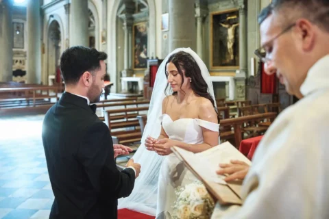 private catholic wedding jessica leo