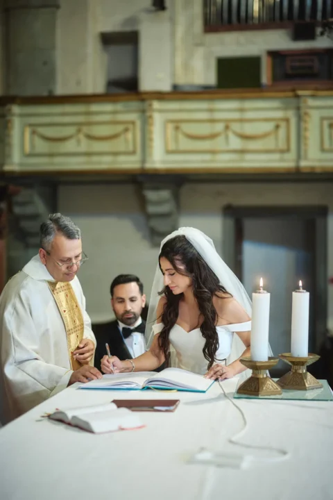 private catholic wedding jessica leo