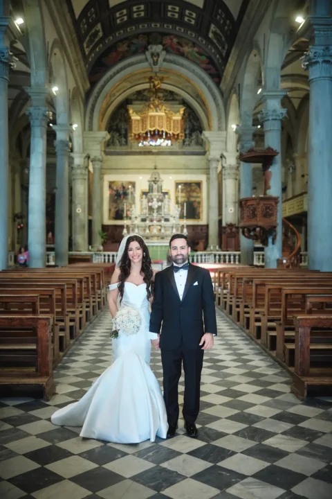 private catholic wedding jessica leo