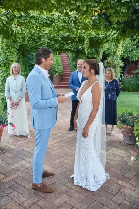 ravello garden elopement lexi john