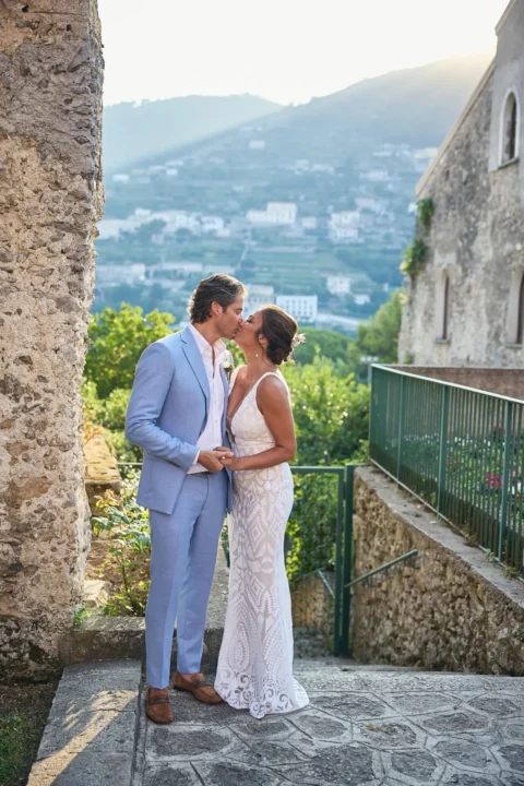 ravello garden elopement lexi john