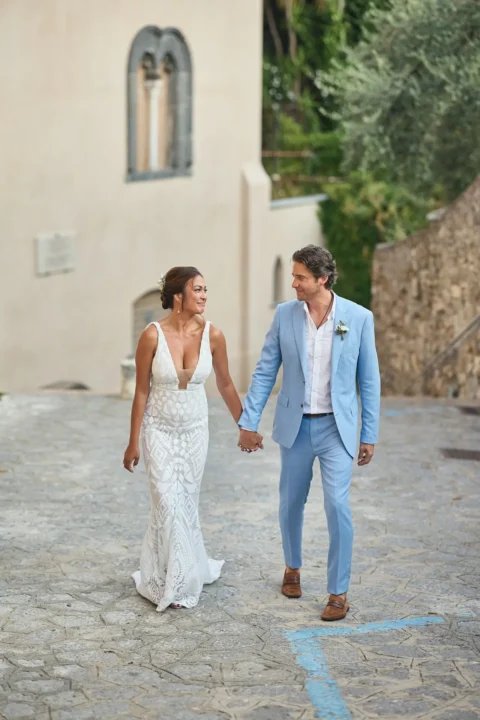 ravello garden elopement lexi john