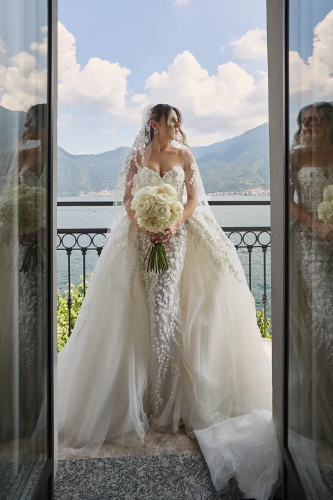 romantic lake como elopement tannaz david