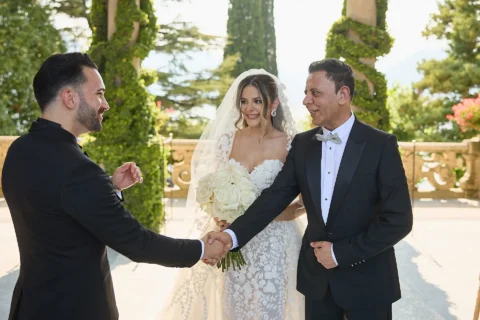 romantic lake como elopement tannaz david