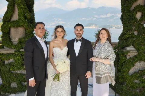romantic lake como elopement tannaz david