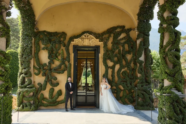 romantic lake como elopement tannaz david