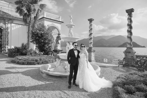 romantic lake como elopement tannaz david