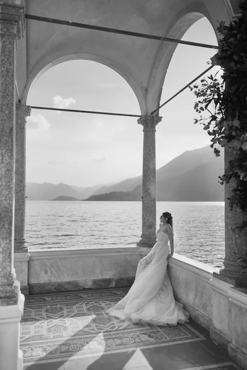 romantic lake como elopement tannaz david