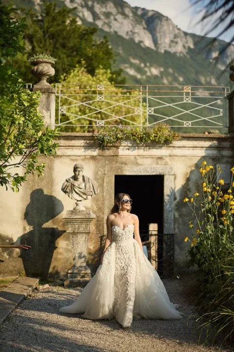 romantic lake como elopement tannaz david