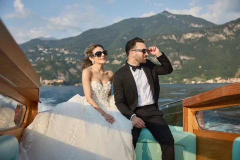 romantic lake como elopement tannaz david