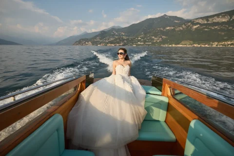 romantic lake como elopement tannaz david