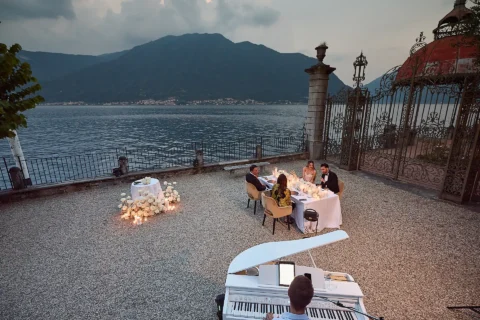 romantic lake como elopement tannaz david