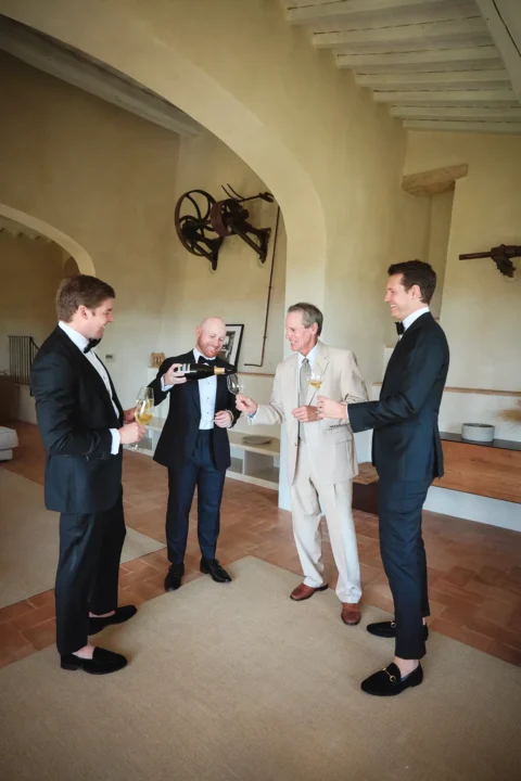 small wedding tuscany katelyn charlie