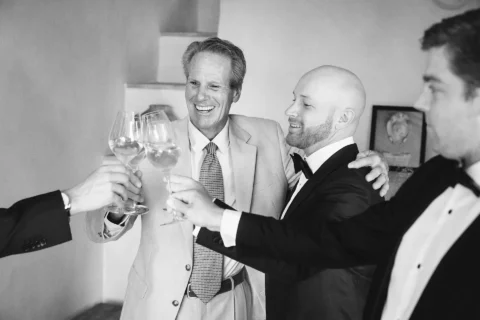 small wedding tuscany katelyn charlie