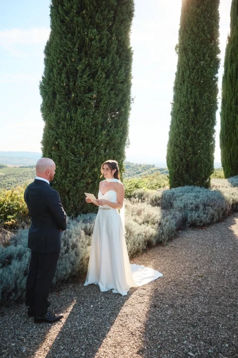 small wedding tuscany katelyn charlie