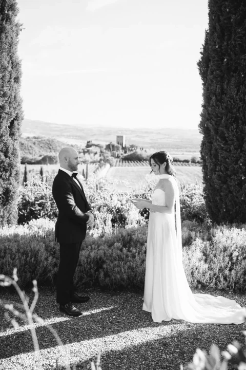 small wedding tuscany katelyn charlie