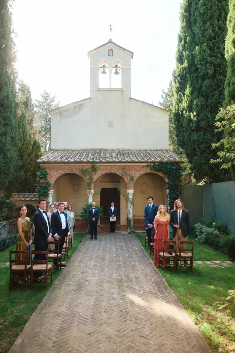 small wedding tuscany katelyn charlie