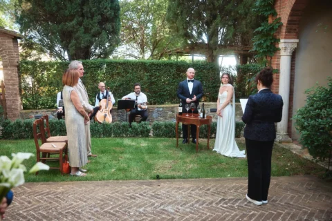 small wedding tuscany katelyn charlie