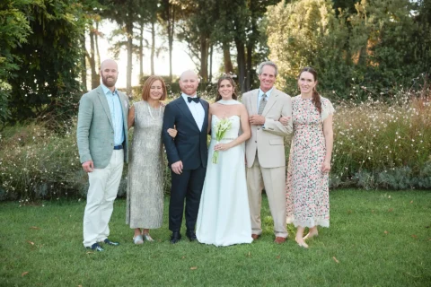 small wedding tuscany katelyn charlie