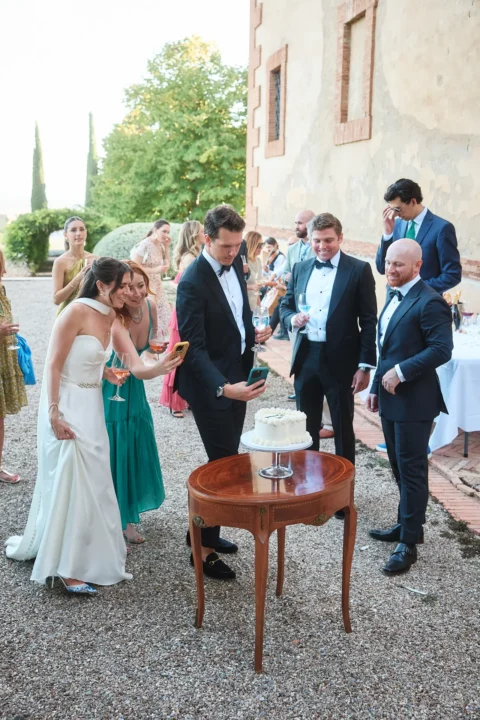 small wedding tuscany katelyn charlie