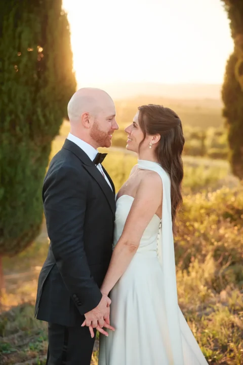 small wedding tuscany katelyn charlie