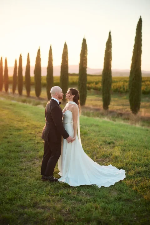 small wedding tuscany katelyn charlie