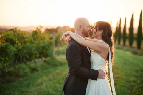 small wedding tuscany katelyn charlie