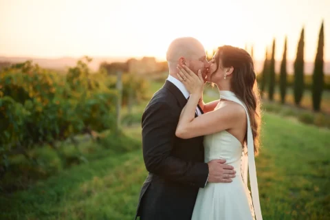 small wedding tuscany katelyn charlie