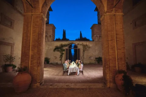 small wedding tuscany katelyn charlie