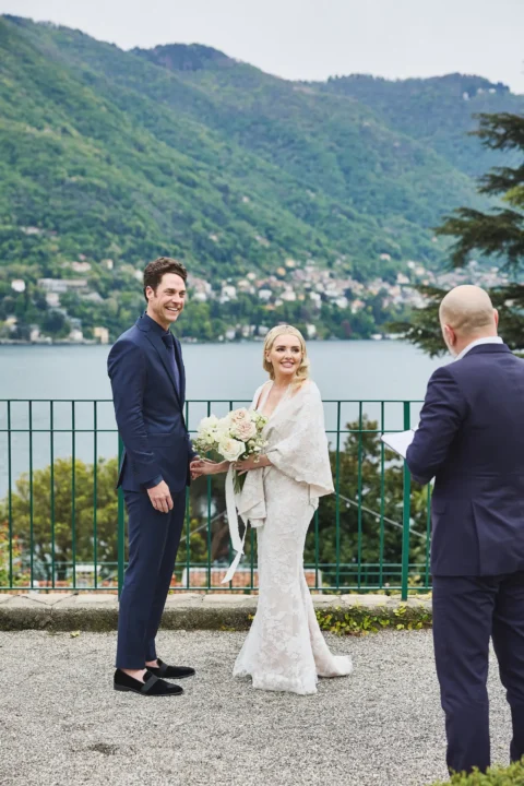 sophisticated lake como elopement rachele brady
