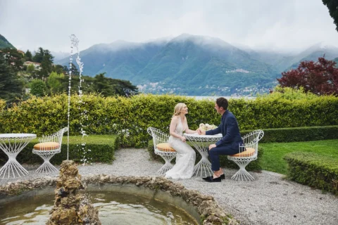 sophisticated lake como elopement rachele brady