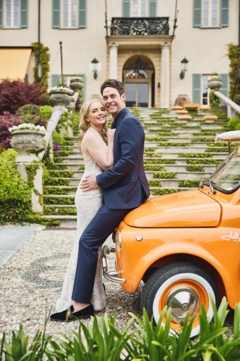 sophisticated lake como elopement rachele brady