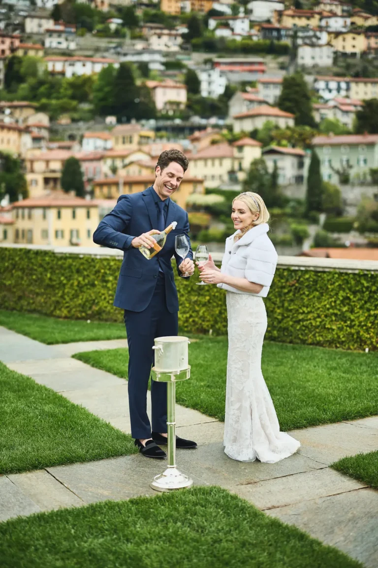 sophisticated lake como elopement rachele brady