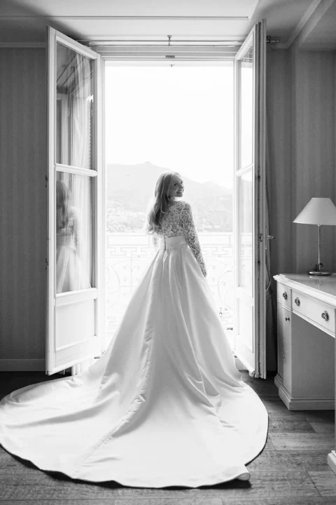 springtime lake como wedding juliana brendan