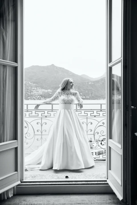 springtime lake como wedding juliana brendan