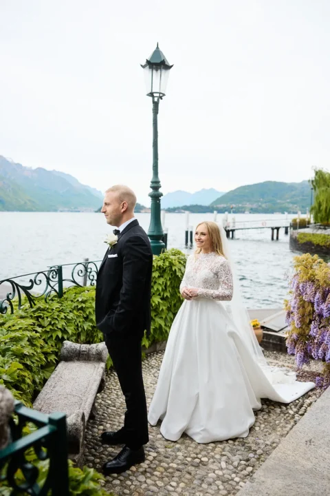 springtime lake como wedding juliana brendan