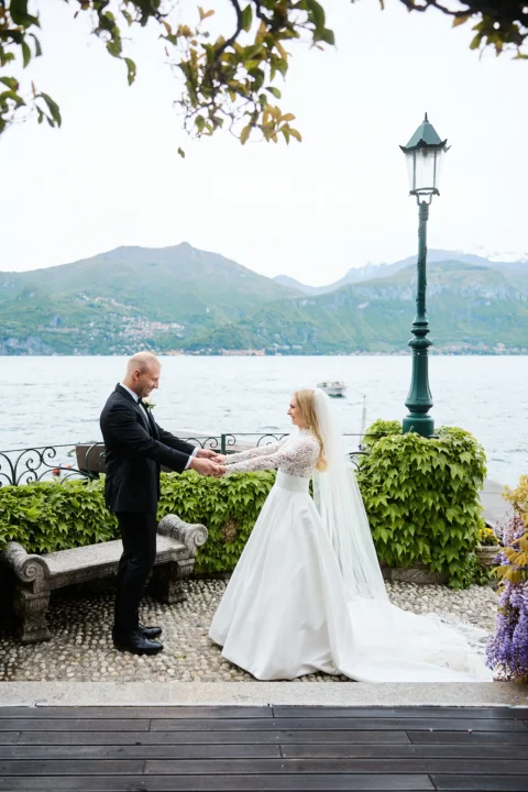 springtime lake como wedding juliana brendan
