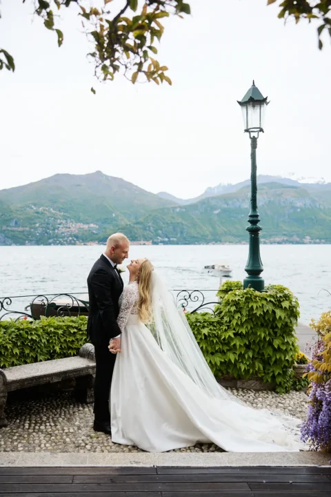 springtime lake como wedding juliana brendan