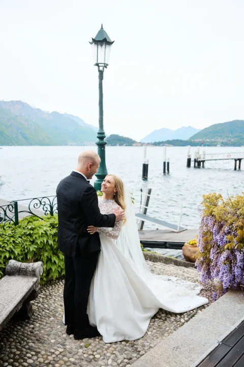 springtime lake como wedding juliana brendan